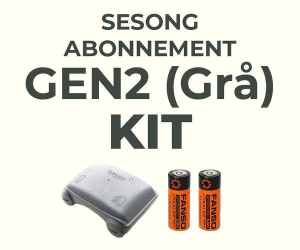Hovedbilde Batteri og sesongabonnement (2gen grå type)
